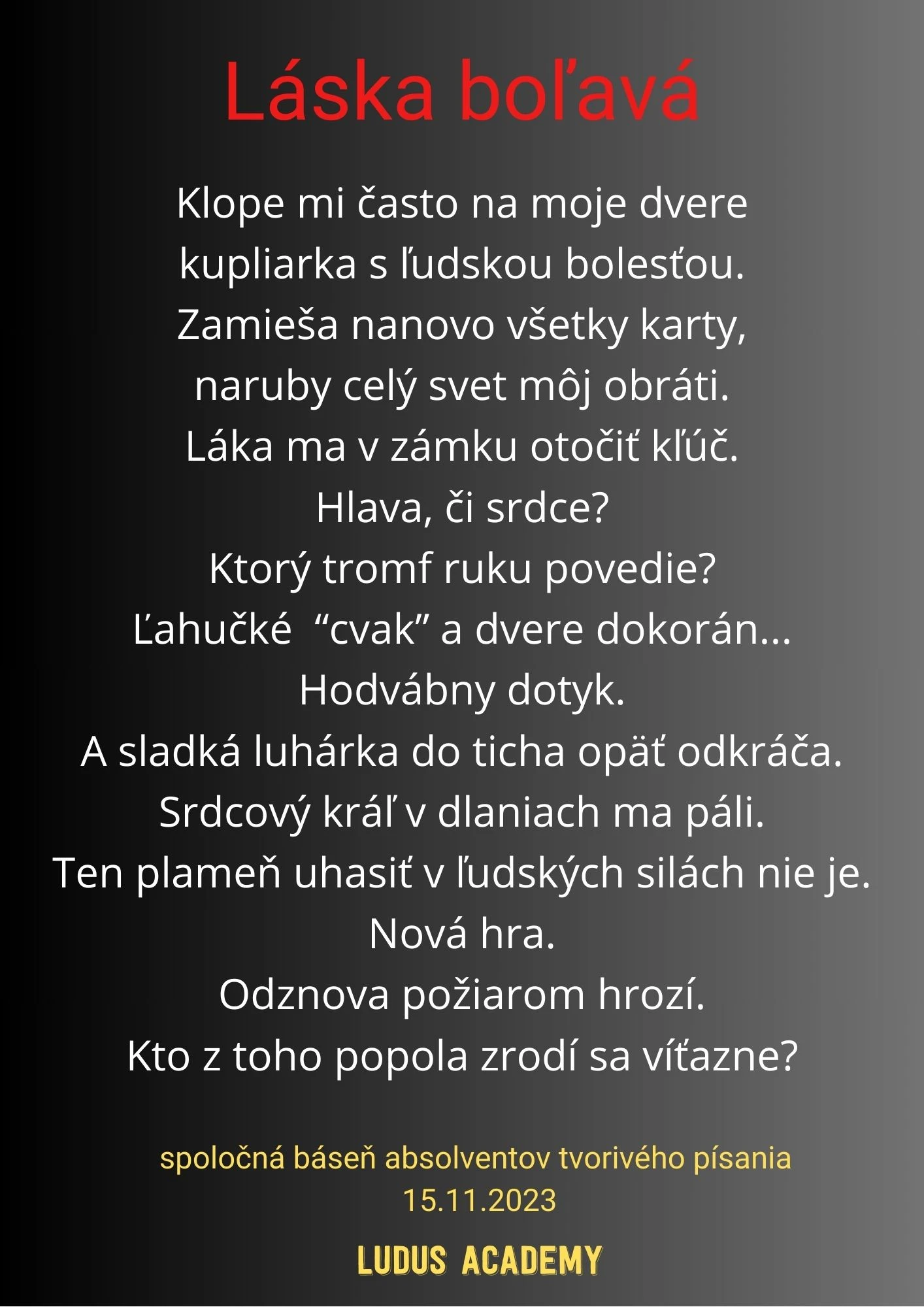 Báseň absolventa 1